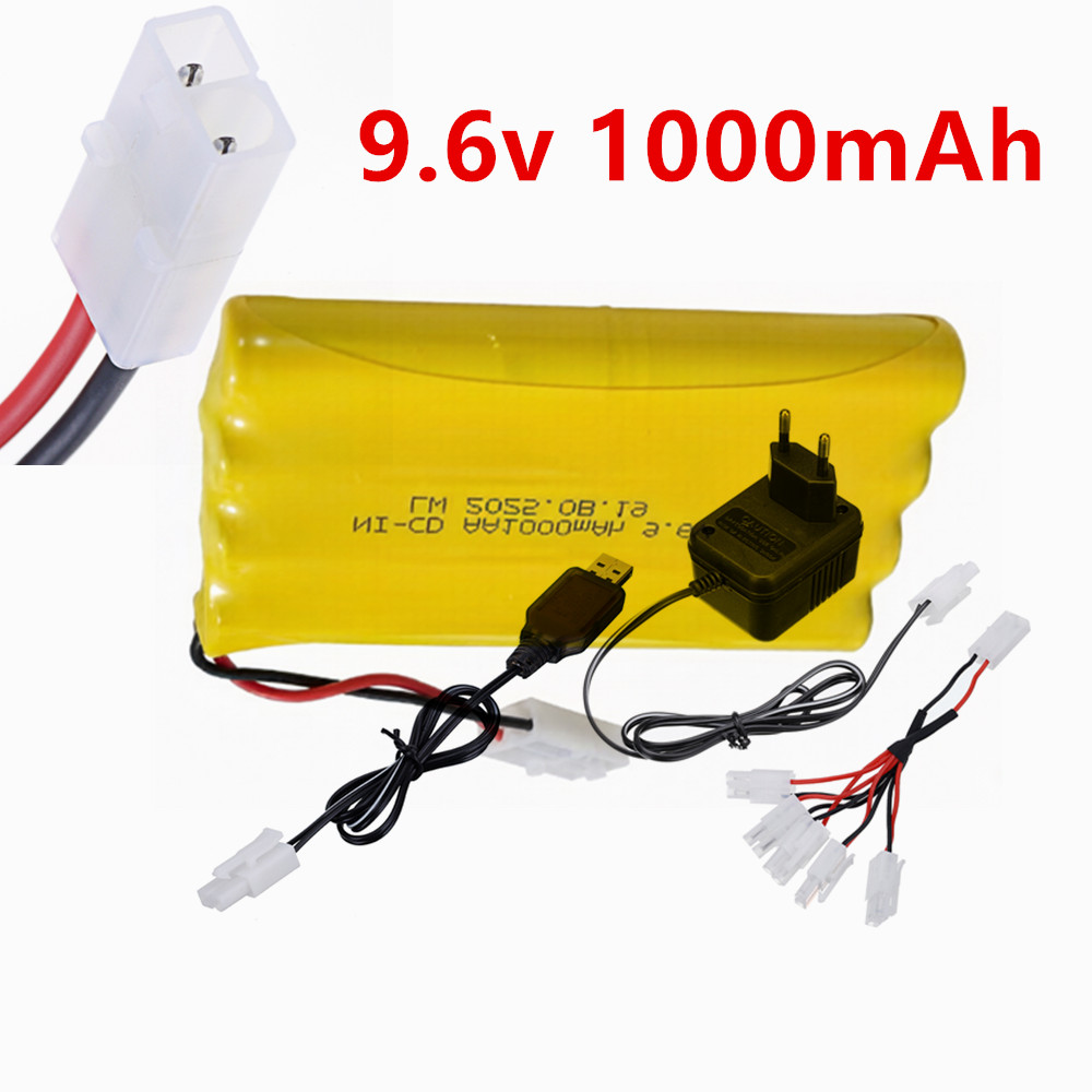 Rc Hobby Boat - Batería recargable Ni-CD AA de 9.6v