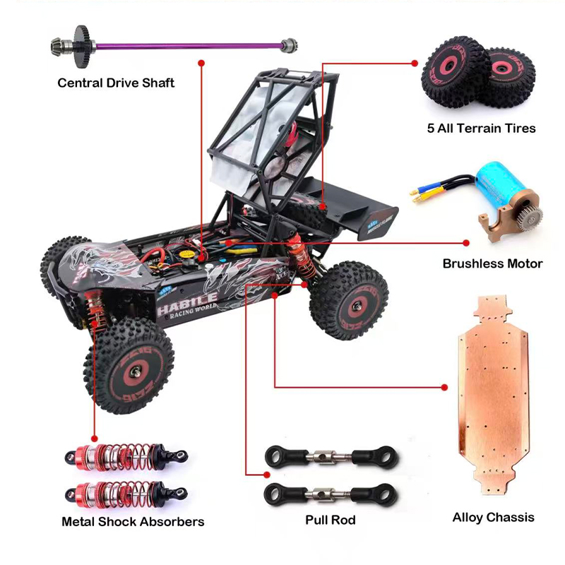 75 KM/H WLtoys 124016 V8 RC co - Rc Hobby Grade Drift Car reseña y precio