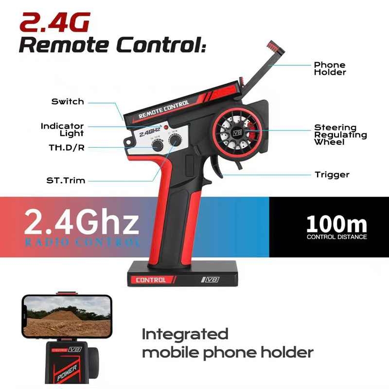 75 KM/H WLtoys 124016 V8 RC co - Rc Hobby Grade Drift Car reseña y precio
