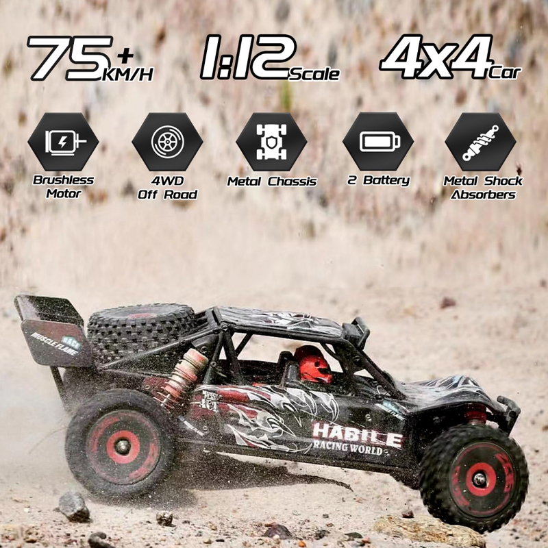 75 KM/H WLtoys 124016 V8 RC co - Rc Hobby Grade Drift Car reseña y precio
