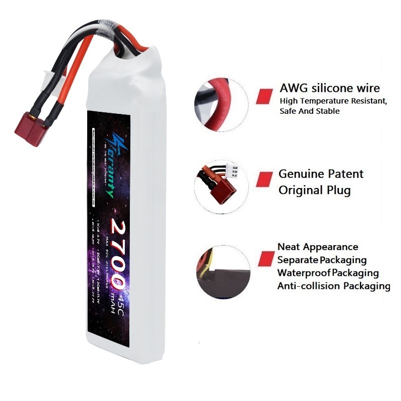 1/3 Uds 2S 7,4 V batería Lipo  - Rc Hobby De reseña y precio