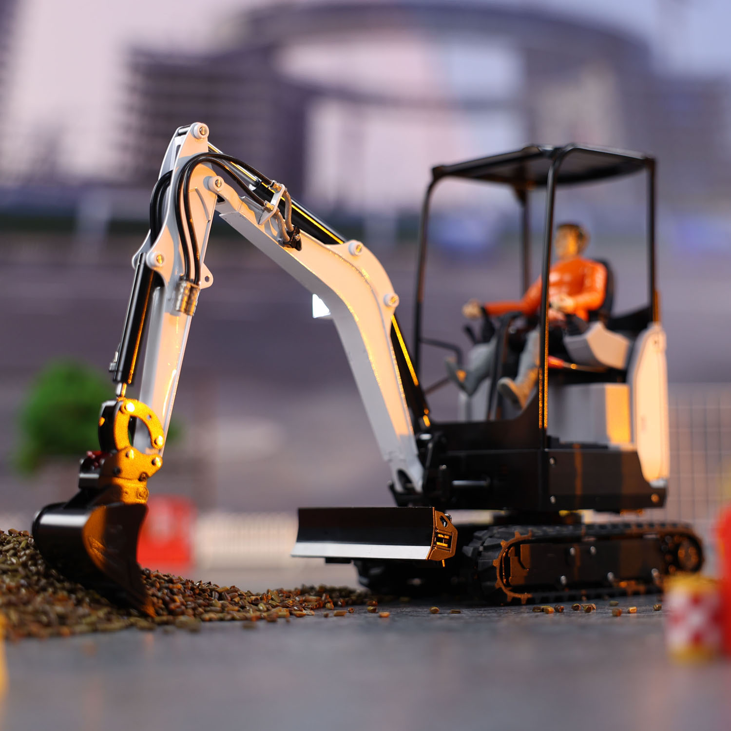 Mini Excavadora RC RTR JX E20, - Rc Hobby Light reseña y precio